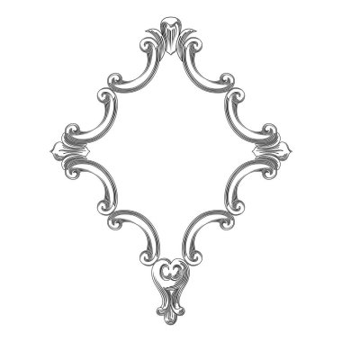 Klasik kaligrafik kaligrafik retro vignette parşömen şeritleri çerçeve dekoratif tasarım elementleri siyah ve renk izole edilmiş vektör