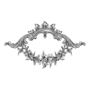 Klasik kaligrafik kaligrafik retro vignette parşömen şeritleri çerçeve dekoratif tasarım elementleri siyah ve renk izole edilmiş vektör