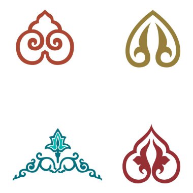 Klasik kaligrafi çiçekli vignette kaydırma köşeleri süs tasarım elementleri izole vektör illüstrasyonunu ayarlar