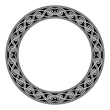 Dekoratif çizgi sanat tasarım şablonu için çerçeveler. Zarif vektör öğesi tasarım Doğu tarzı, metin için yer için.