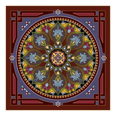 Klasik kaligrafi çiçekli vignette kaydırma köşeleri süslemeli tasarım elementleri siyah ve renk izole edilmiş vektör