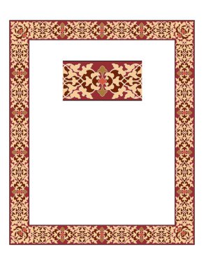 Klasik kaligrafik retro vignette kaydırma çerçeveleri süslemeli tasarım elementleri siyah ve renk izole edilmiş vektör