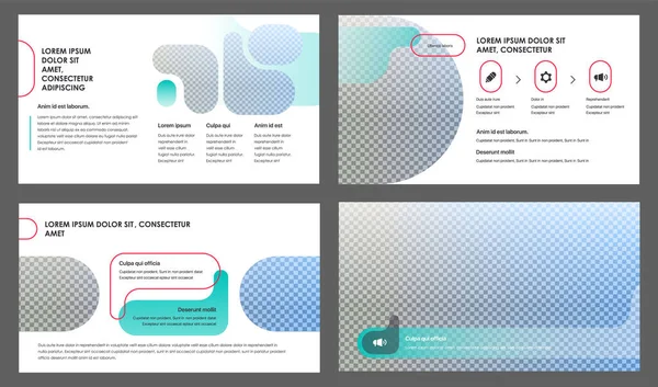 Δημιουργικά Πρότυπα Παρουσίασης Στοιχεία Λευκό Φόντο Διανυσματικά Infographics Χρήση Παρουσίαση — Διανυσματικό Αρχείο