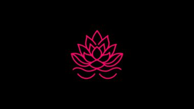 Pürüzsüz zambak çiçeği ikonu güzelliği, barışı ve doğayı temsil ediyor. Sağlık, eko veya botanik temalı içerik için ideal.