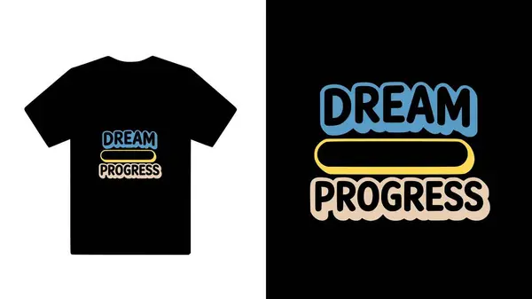 Motivasyonel tipografi tişörtü tasarımı.