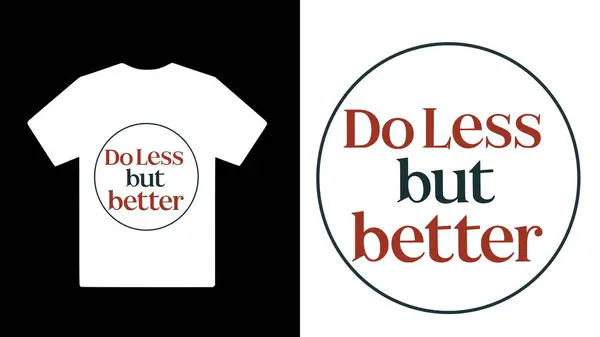 Motivasyonel tipografi tişörtü tasarımı.