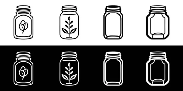 Kavanoz simgesi belirleme vektörü