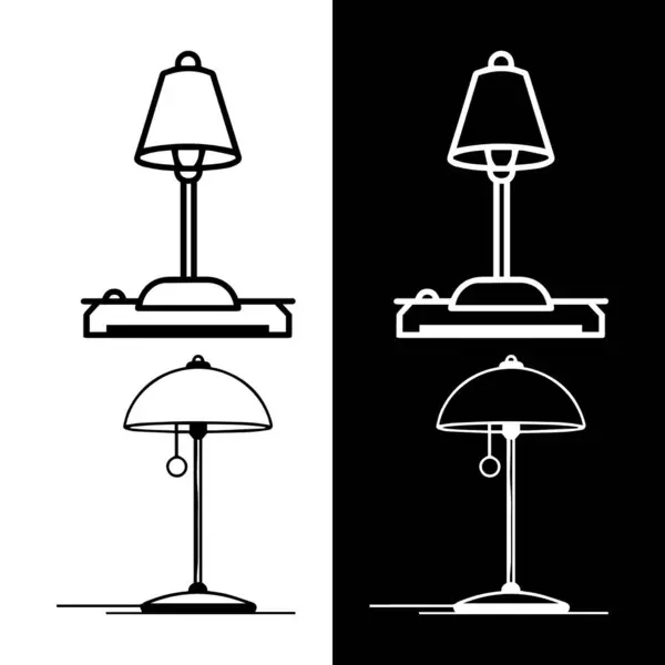 Bir lambanın vektör illüstrasyonu