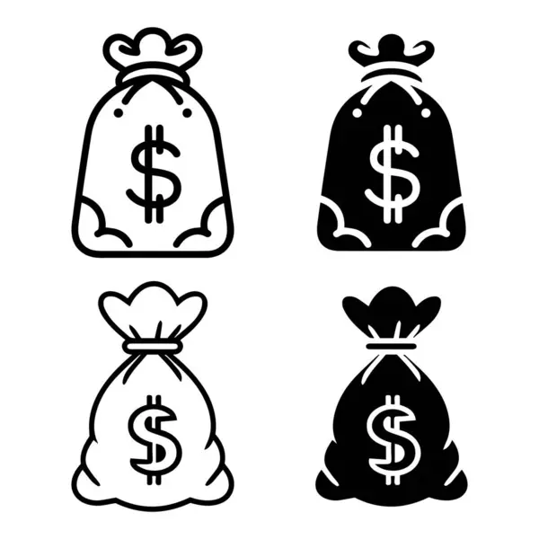 para çantası simgeleri vektörü