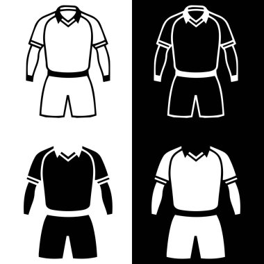 Siyah arkaplanda futbol simgesi