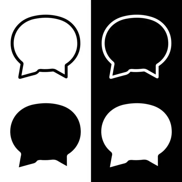 Konuşma balonu vektör çizimi