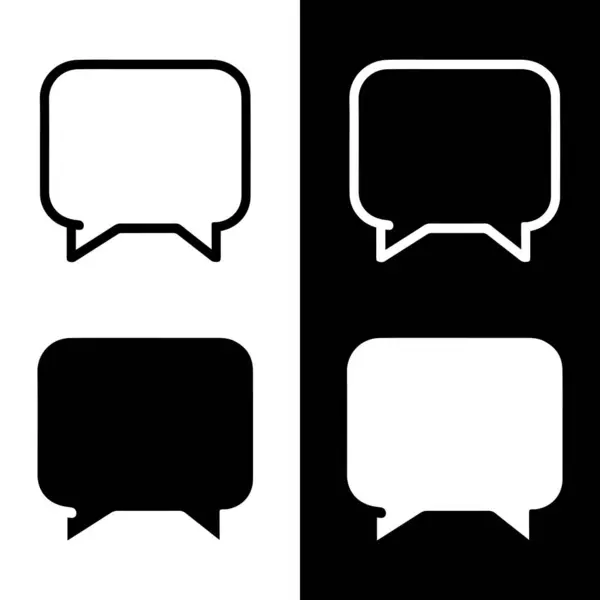 Konuşma baloncukları simgesi, vektör illüstrasyonu