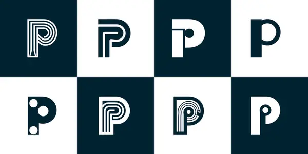 p harfinin soyut vektör alfabesi kümesi