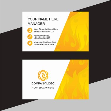 yaratıcı kartvizit şablonu