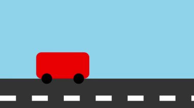 yol simgesi vektör illüstrasyonu