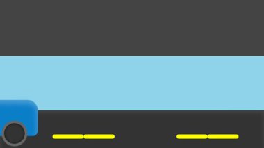 Yol işaretinin vektör illüstrasyonu