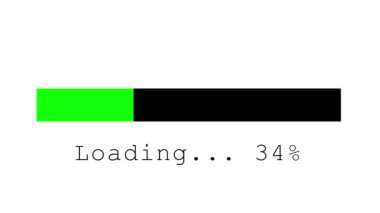 bir yükleme çubuğu ile bar yükleniyor