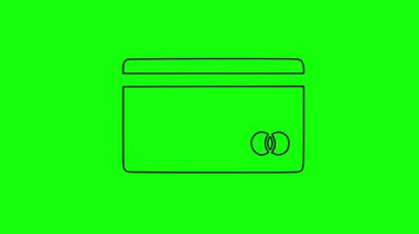 Vektör illüstrasyonunda alışveriş arabasının minimalist simgesi