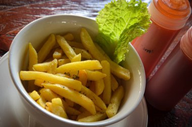 Lezzetli çerez Altın Kahverengi Patates kızartması