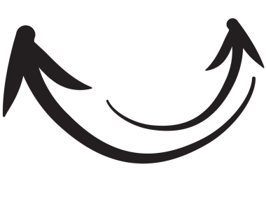 Elle çizilmiş doodle okları