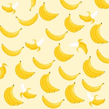 Muz Deseni Arkaplan Şablonu