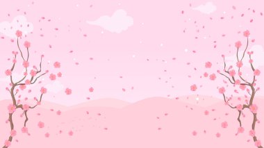 Kiraz bahar çiçek arka plan