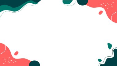 Modern soyut arkaplan, dinamik sıvı şekiller, tasarımınız, sunumunuz, poster kapağınız ve poster tasarımınız için modaya uygun geometrik elementler, vektör illüstrasyonu