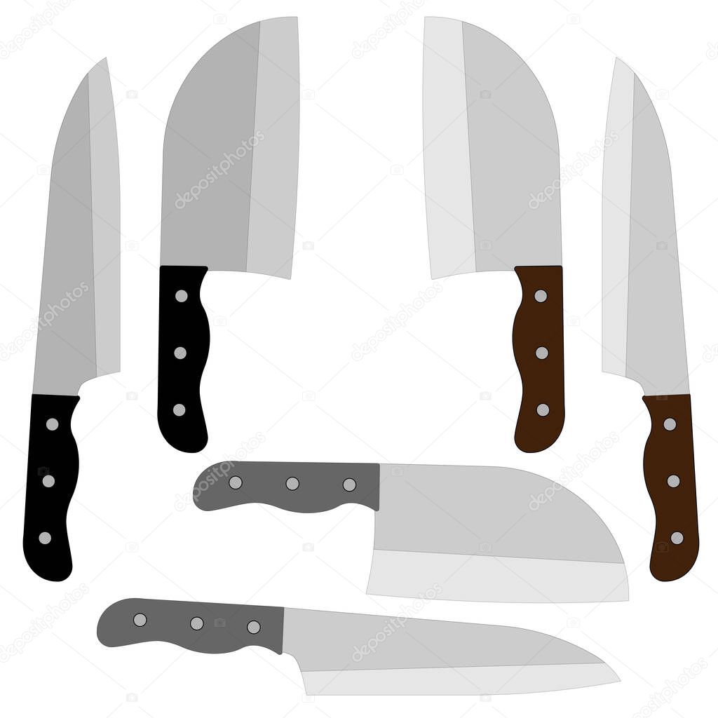 Knife, chef knife, cleaver knife icon design