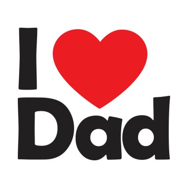 Babalar Günün kutlu olsun Kalpler ve Şapka Kutlama Grafiği Tasarımı