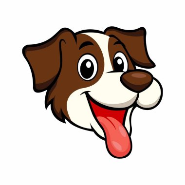 Şirin Köpek Maskotu Logosu Tasarımı: Oyuncu, arkadaş canlısı ve Modern Karakter Çizimi