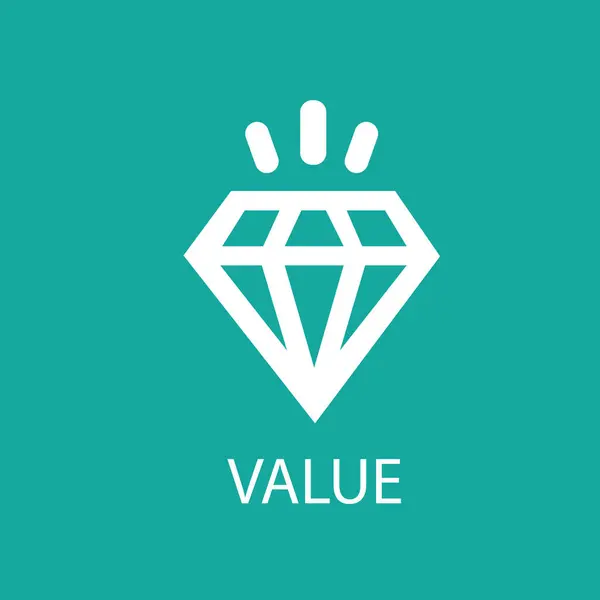  Değer simgesi basit element vektör resmi