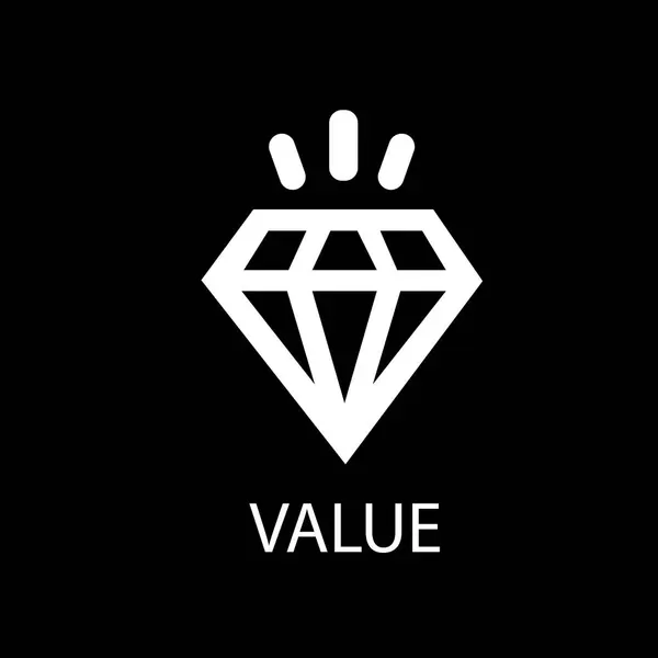  Değer simgesi basit element vektör resmi