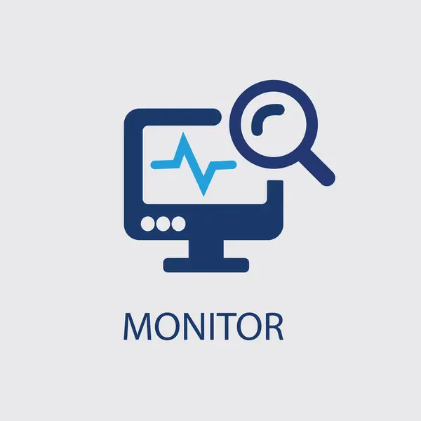 Simge denetleniyor. İnternet güvenlik koleksiyonundan basit bir çizim. Web tasarımı, şablonlar ve bilgi grafikleri için tek renkli izleme simgesi