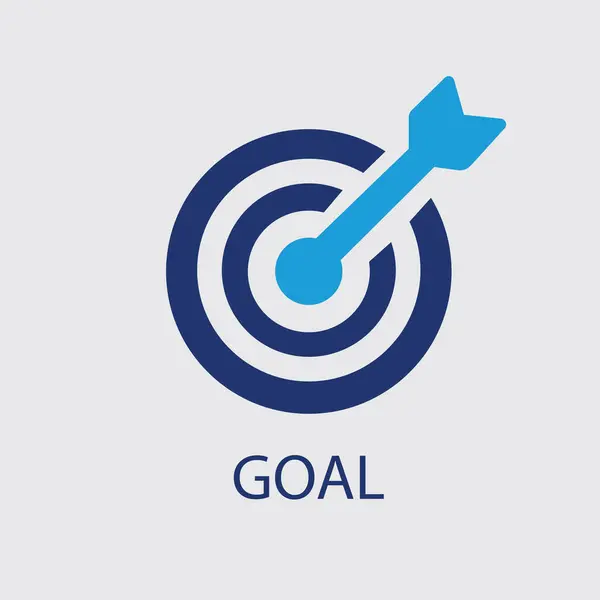 Hedef simgenin vektör illüstrasyonu