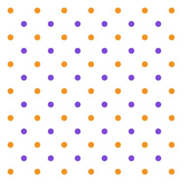 Polka Noktası Geometrik Kusursuz Desen