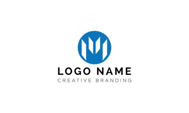 Markalaşma ve Kimlik İçin Minimalist M Logosu.