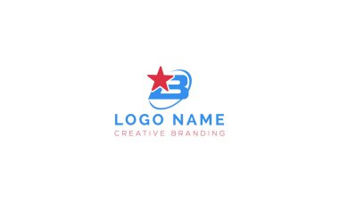 Markalaşma ve Kimlik İçin Minimalist B Logosu.