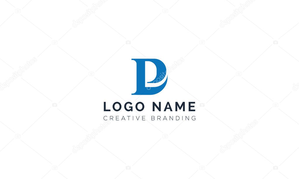 Minimalist PD Logo for Branding and Identity.