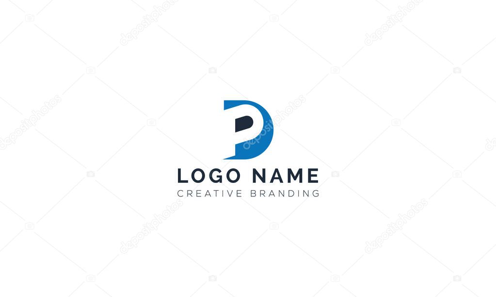 Minimalist PD Logo for Branding and Identity.