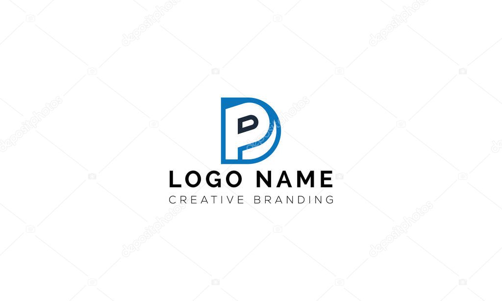 Minimalist PD Logo for Branding and Identity.