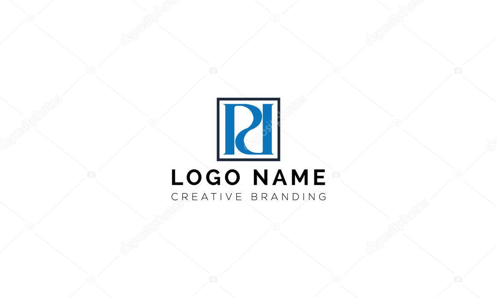 Minimalist PD Logo for Branding and Identity.