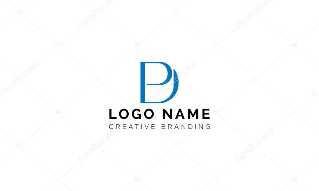 Minimalist PD Logo for Branding and Identity.