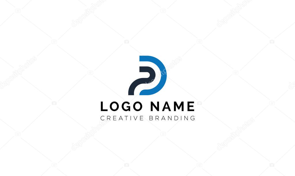 Minimalist PD Logo for Branding and Identity.