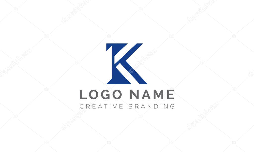 Minimalist KF Logo for Branding and Identity.