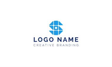 Markalaşma ve Kimlik İçin Minimalist S Logosu.