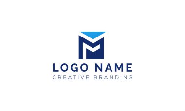 Markalaşma ve Kimlik İçin Minimalist M Logosu.