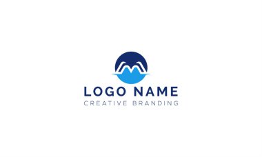 Markalaşma ve Kimlik İçin Minimalist M Logosu.