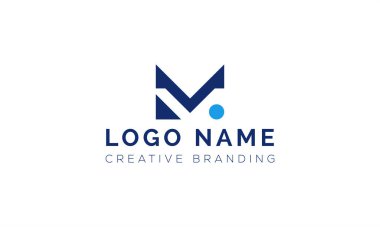 Markalaşma ve Kimlik İçin Minimalist M Logosu.