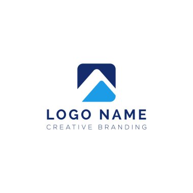 Markalaşma ve Kimlik İçin Minimalist A Logosu.