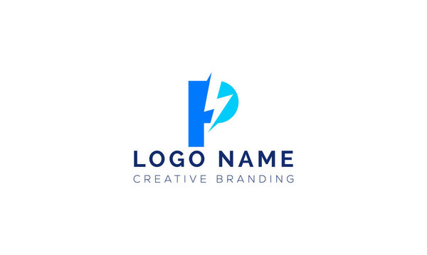 Minimalist P Logo for Branding and Identity.